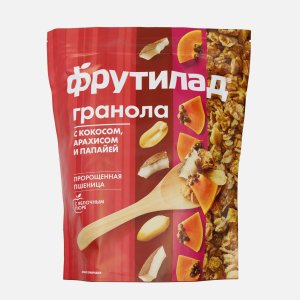 Гранола Фрутилад с кокосом, арахисом и папайей 270г