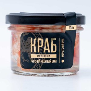 Мясо краба Русский икорный дом коленце с/с ст/б 105г