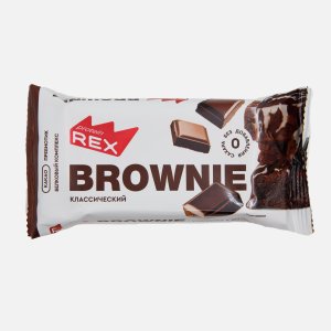 Пирожное Протеин Рекс Брауни протеиновое Классическое 50г