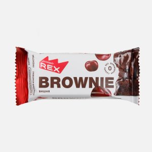 Пирожное Протеин Рекс Брауни протеиновое Вишневое 50г