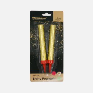 Свеча-фонтан Максем для торта MF005 10см 30сек 2шт горючая смесь