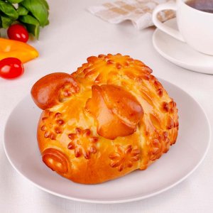 Пирог Праздничный с мясным фаршем и луком вес