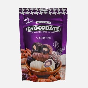 Конфеты Шокодейт Финики с миндалём Ассорти дой/пак 100г