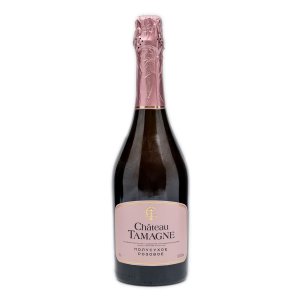 Вино игристое Шато Тамань Роза Тамани розовое полусухое 10-13% ст/б 0,75л