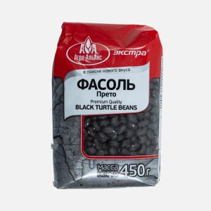 Фасоль Агро-Альянс Экстра Прето черная 450г