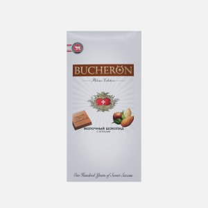 Шоколад Бушерон Бланк Эдишн молочный с орехами к/к 85г