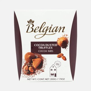 Набор конфет Бельгиан Трюфели со вкусом какао к/к 200г