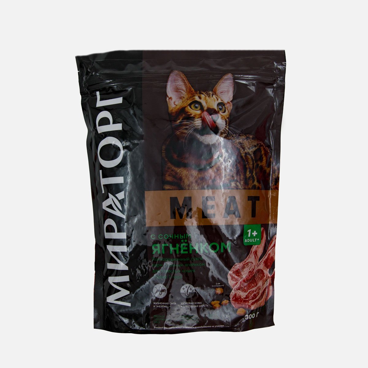 Корм Мираторг Виннер Мит д/кошек с сочным ягненком 300г Корм Мираторг Виннер Мит д/кошек с сочным ягненком 300г