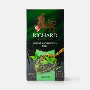 Чай Ричард Роял Мороккан минт зеленый 25пак*2г 50г