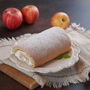 Рулет бисквитный Чудо-яблочко вес