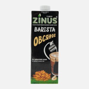 Продукт на растит сырье Зинус Бариста Овсяное 1.8% т/п 1л
