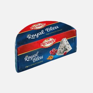 Сыр Президент Роял Блю с голубой плесенью 55% вес