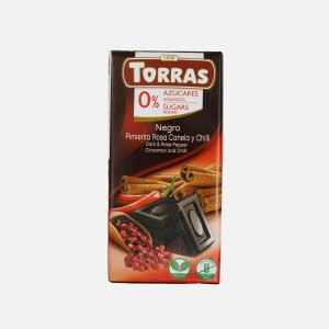 Шоколад Торрас Классик Лайн темный с кус ягод роз перца/кориц/чили 75г