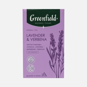 Напиток чайный Гринфилд Нэйчерал Тизан Лаванда/Вербена 20пак*1,8г
