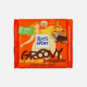 Шоколад Риттер Спорт Хрустящий кренделек молочный 100г