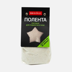 Полента Браволли рисовая для пудингов и каш пл/пак 300г