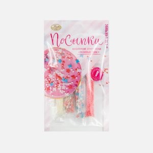 Посыпки Парфэ декор Розовый микс 20г