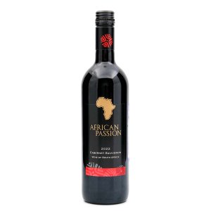 Вино Африкан Пэшн Каберне Совиньон сортовое ординарное красное полусухое 13.5% ст/б 0,75л