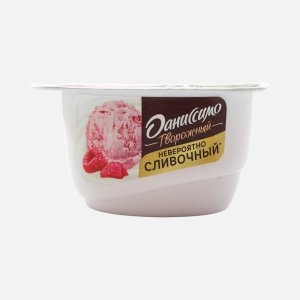 Продукт творожный Даниссимо Малиновый пломбир 5.6% пл/ст 130г