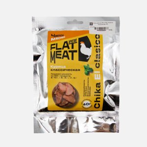 Чипсы мясные Флэт Мит Курица классическая 40г