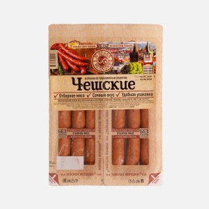 Колбаски Мясная история Чешские п/к м/а 350г