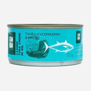 Тунец Фам Бам Фуд кусочками в масле ж/б 185г