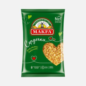 Мак. изд. Макфа Сердечки пл/уп 400г