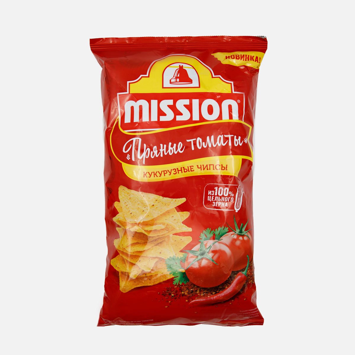 Чипсы Миссион кукурузные со вкусом томатов 150г Чипсы Миссион кукурузные со вкусом томатов 150г