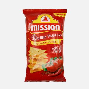 Чипсы Миссион кукурузные со вкусом томатов 150г