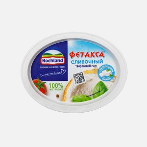 Сыр Хохланд творожный Фетакса сливочный 48% пл/ванна 140г