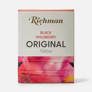Чай Ричман Ориджинал с ароматом дикой ягоды черный 20пак*2г к/к 40г