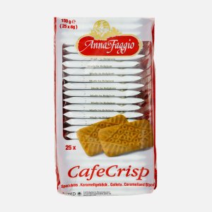 Печенье Анны Фаджио Кафе Крисп хрустящее карамелизированное 150г