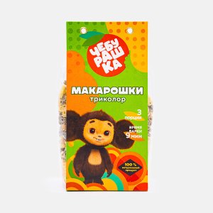 Макаронные изделия Чебурашка Триколор пл/пак 250г