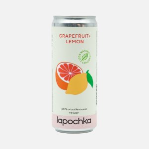 Лимонад Лапочка Грейпфрут+Лимон ж/б 0,33л