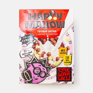 Завтрак Хэппи Маллоу Смешарики с мягким маршмеллоу к/к 240г