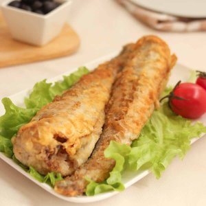 Минтай жареный вес
