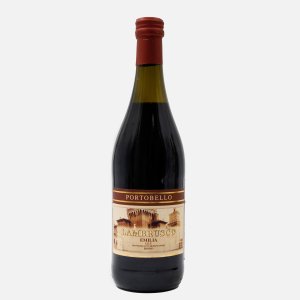 Вино игристое Портобелло Ламбруско РоссоЭмилья жем кр п/сл7-8%ст/б0,75