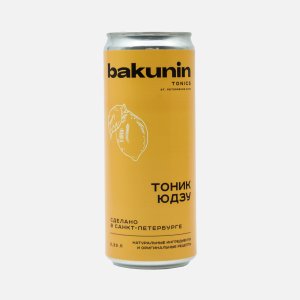 Напиток Бакунин Ботаникалс Тоник Юдзу газ ж/б 0,33л