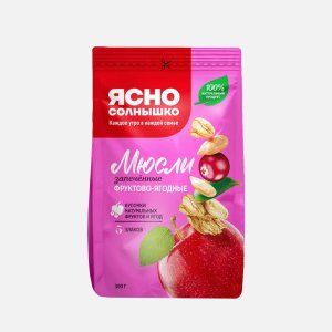 Мюсли Ясно солнышко Фруктово-ягодные запеченные 300г