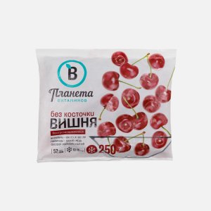 Вишня без косточки Планета Витаминов с/м пл/пак 250г