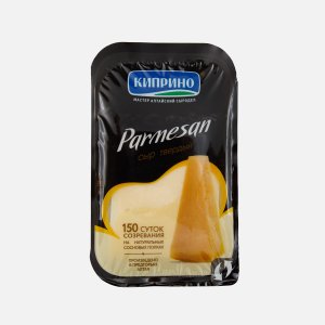 Сыр Киприно Пармезан твердый нарезка 40% пл/уп 125г