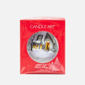 Шарик Эвис подвес ручн роспись Городские зарисовки стекло 12*12см