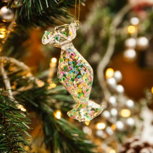 Украшение елочное Холидей Классик Фигурка Конфета Разноцветный лед