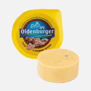 Сыр Ольденбургер с грецким орехом 45% вес