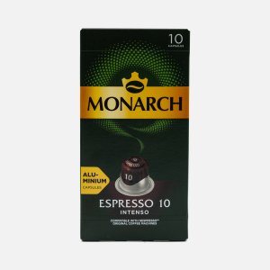 Кофе Монарх Эспрессо 10 Интенсо молотый 10капсул 52г