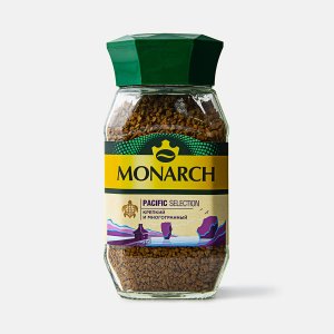 Кофе Монарх Пасифик Селекшен растворимый ст/б 90г