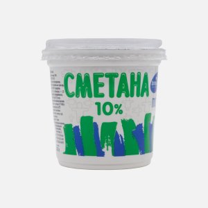 Сметана Зеленый луг 10% пл/ст 300г