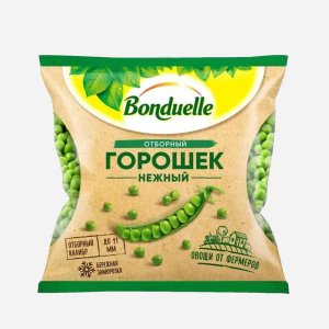 Горошек Бондюэль зеленый нежный с/м 400г