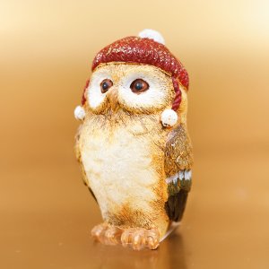 Фигурка декор Сова L6 W5,5 H10,5см полимер