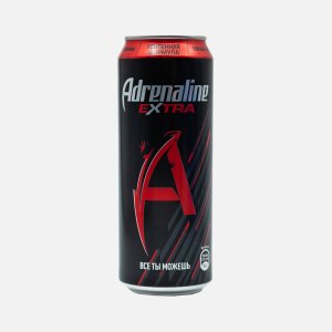 Напиток энергетический Адреналин Экстра газированный ж/б 0,449л